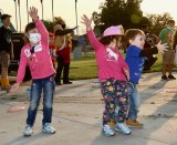 Local children dance the afternoon away at National Night Out Tuesday night.